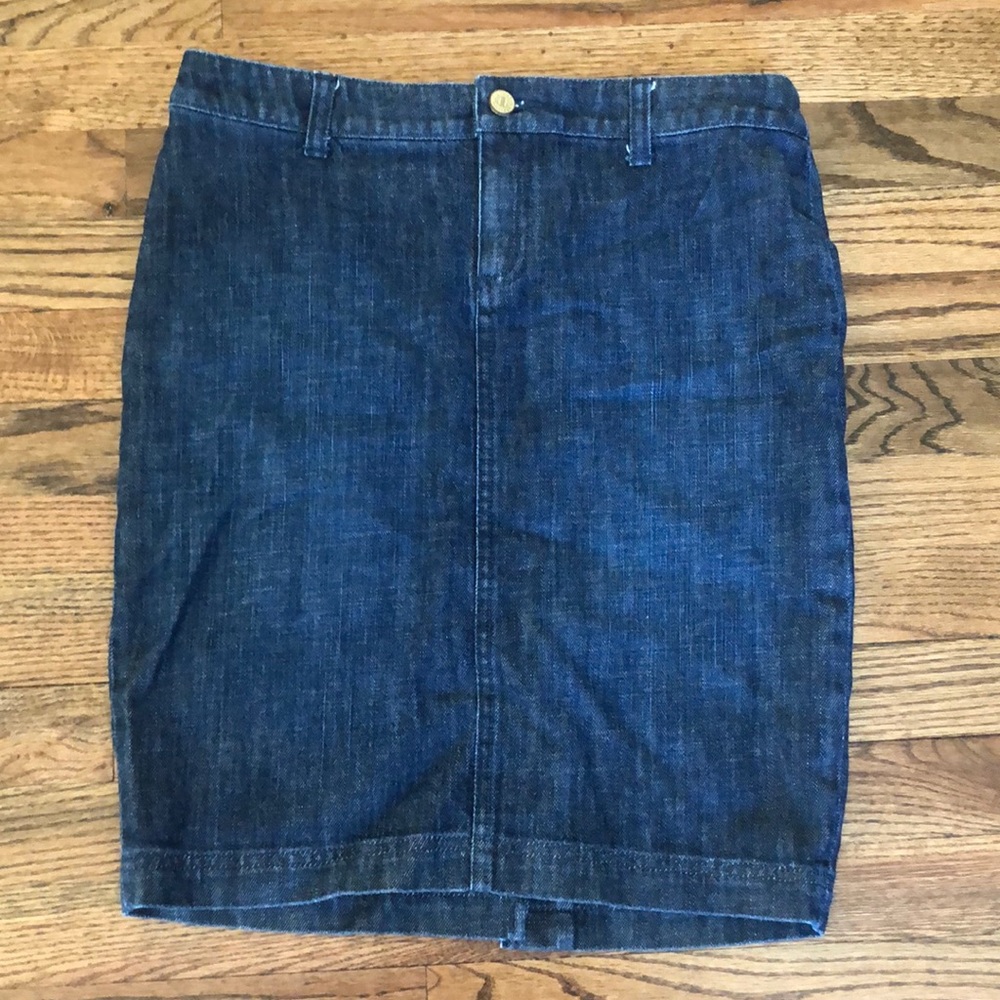 Lilly Pulitzer Denim Skirt | Classic Blue Jean Skirt